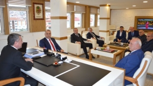 Havza Belediye Başkanı Özdemir'e ziyaret
