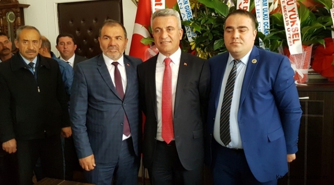 Havza Belediyesinde devir teslim töreni