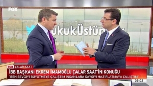 İBB BAŞKANI EKREM İMAMOĞLU ÇALAR SAAT PROGRAMINDA