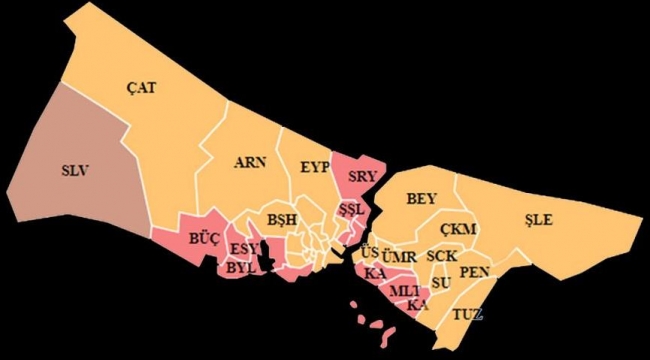 İşte İstanbul'un ilçelerinde kazananlar