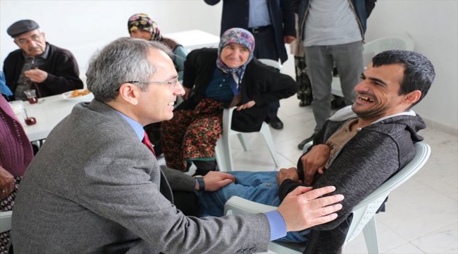 Kaymakam Pişkin'den köy ziyareti