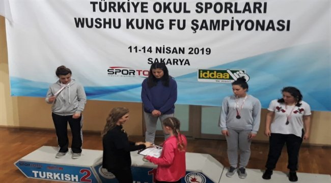 Ladikli wushu kung fu sporcularının Türkiye başarısı
