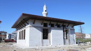 Ordu'da cami inşaatında sona doğru