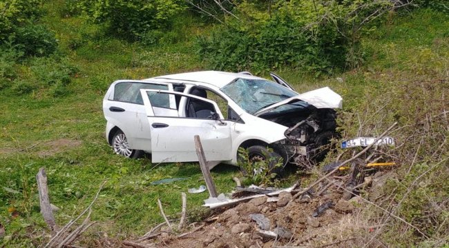 Ordu'da sağlık personeli kaza yaptı: 4 yaralı