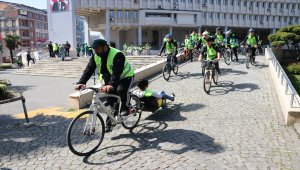 Pedallar sağlıklı yaşam için döndü