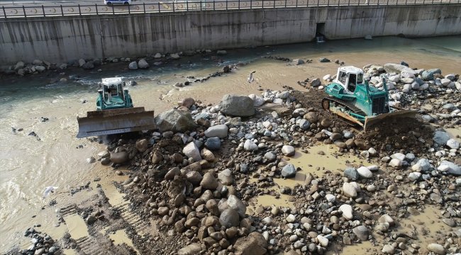 Rize'de 55 taşkın koruma tesisi tamamlandı