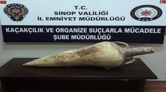 Tarihi eseri internetten satmaya çalışırken yakalandılar