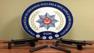 Tokat'ta uzun namlulu silah ele geçirildi