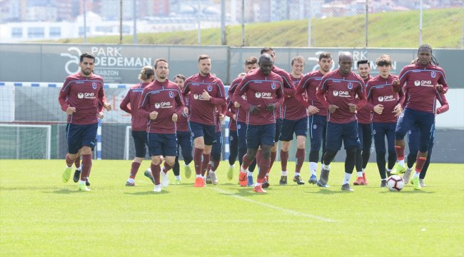 Trabzonspor, Fenerbahçe maçı hazırlıklarını sürdürdü