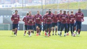 Trabzonspor, Fenerbahçe maçı hazırlıklarını sürdürdü