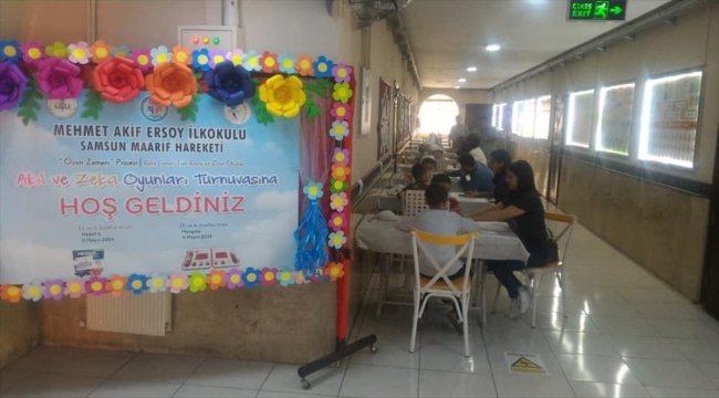 Bafra'da Akıl ve Zeka Oyunları Turnuvası sona erdi