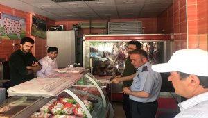 Bafra'da fırın ve kasaplar denetlendi