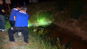 Çalındı zannettiği otomobili sulama kanalından çıktı