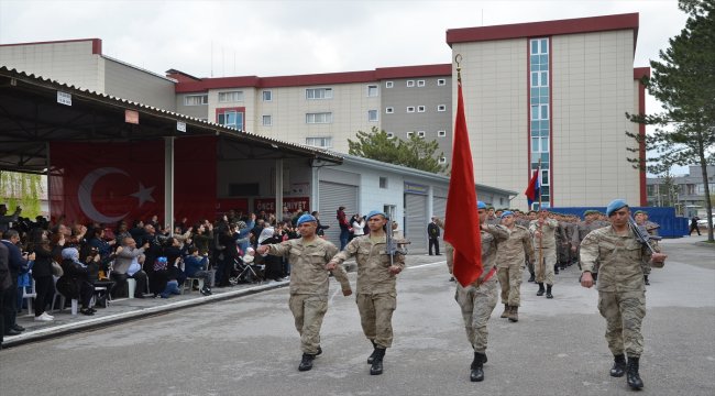 Çorum'da bedelli askerler yemin etti