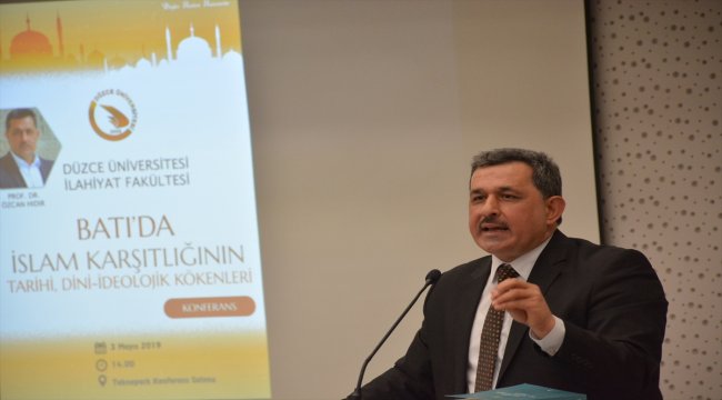 DÜ'de 'Batı'da İslam Karşıtlığı' konferansı