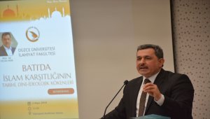 DÜ'de 'Batı'da İslam Karşıtlığı' konferansı