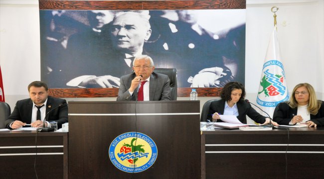 Ereğli Belediye Meclisi toplantısı