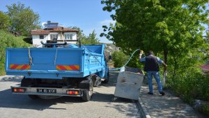 Havza'da yabani ot ve haşere ile mücadele
