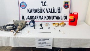 Karabük'te kaçak kazı operasyonu