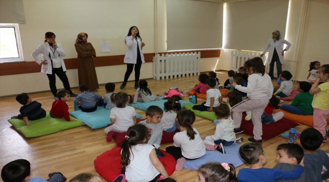 Mudurnu'da öğrencilere temizlik ve diş sağlığı eğitimi