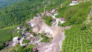 Ordu'da 31 konutun yıkıldığı heyelan