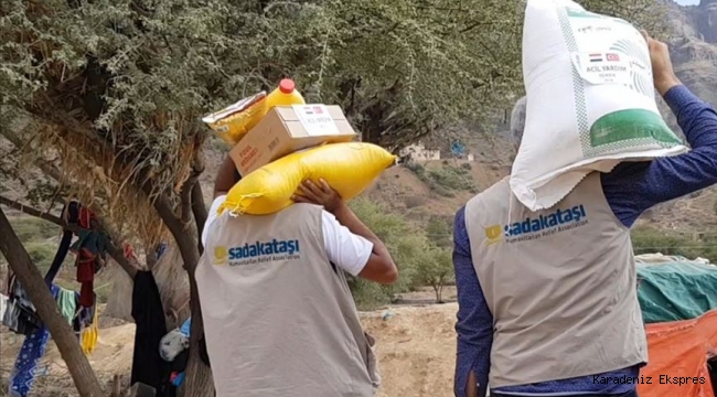 Sadakataşı'ndan Bolu'da ramazan yardımı