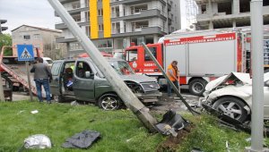 Samsun'da trafik kazası: 3 yaralı