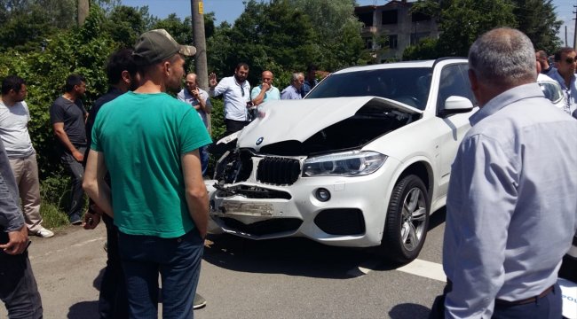 Samsun'da trafik kazası: 3 yaralı