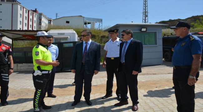 Sinop'ta emniyet ve jandarmadan trafik denetimi