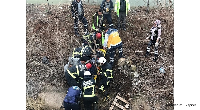 Sulama kanalına düşen çocuğu itfaiye kurtardı