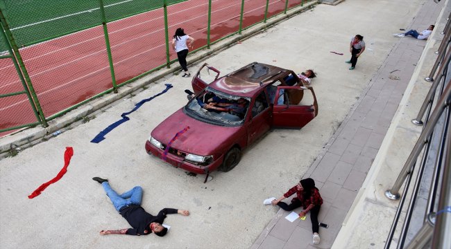 Triaj tatbikatı gerçeğini aratmadı
