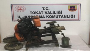 Turhal'da su motoru hırsızlığı