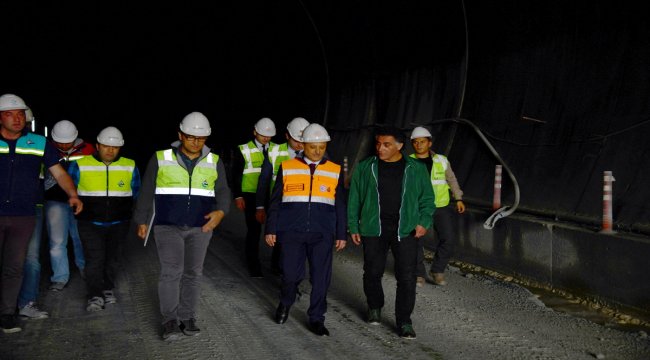 Yeni Zigana Tüneli'nde yüzde 60'a yaklaşıldı