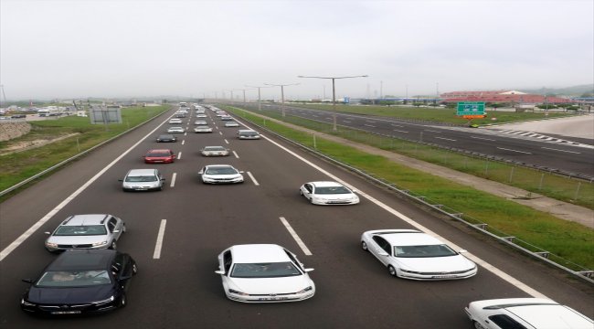 Anadolu Otoyolu'nda bayram trafiği