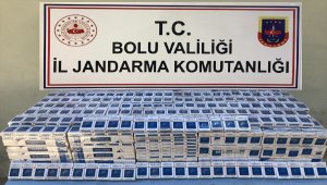 Bolu'da kaçak sigara operasyonu