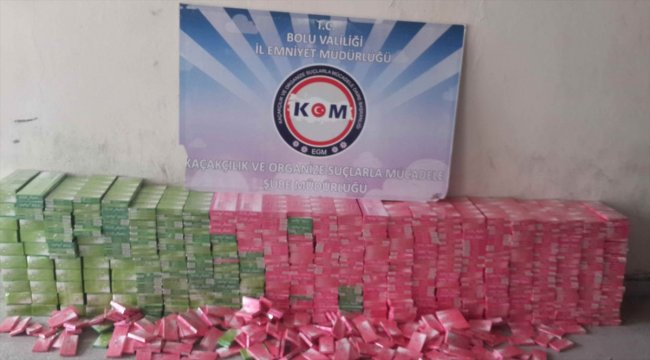 Bolu'da kaçakçılıkla mücadele