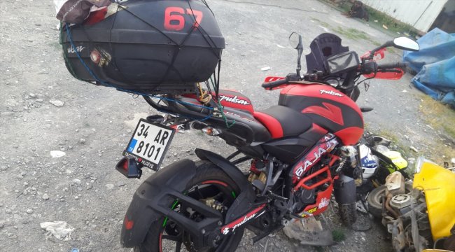 Düzce'de motosiklet kazası: 2 yaralı