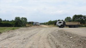 Düzce'de yol açma çalışmaları