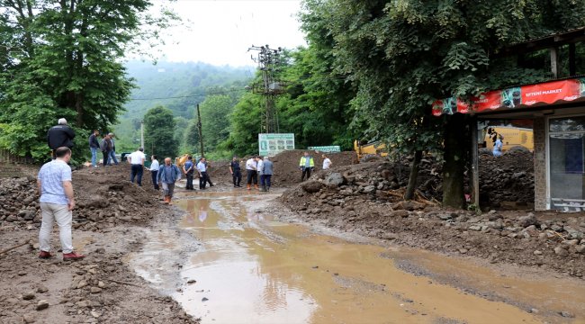 Düzce'deki sağanak