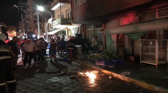 Giresun'da iş yeri yangını