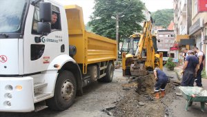 Giresun'daki sağanak