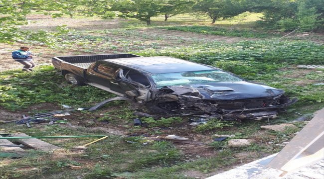 Gümüşhane'de trafik kazaları: 4 yaralı