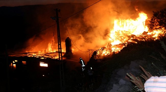 Kastamonu'da yangın