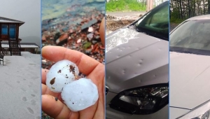 Ordu'da dolu yağışı: 10 yaralı