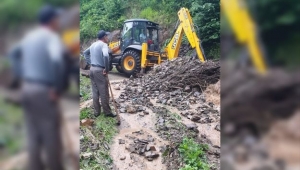 Ordu'da etkili olan yağış hasara yol açtı