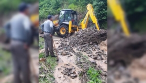 Ordu'da etkili olan yağış hasara yol açtı