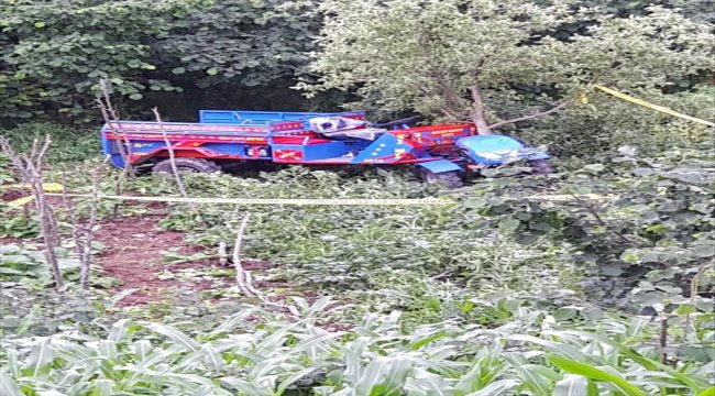 Ordu'da tarım aracı devrildi: 1 ölü