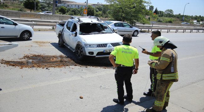 Pendik'te trafik kazası: 1 yaralı