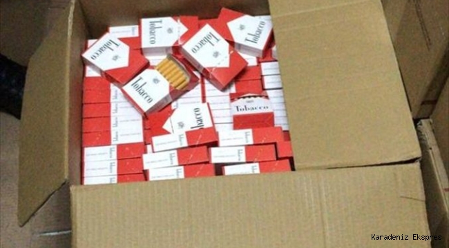 Samsun'daki kaçakçılık operasyonu