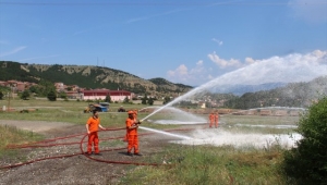 Tosya'da orman yangını tatbikatı düzenlendi
